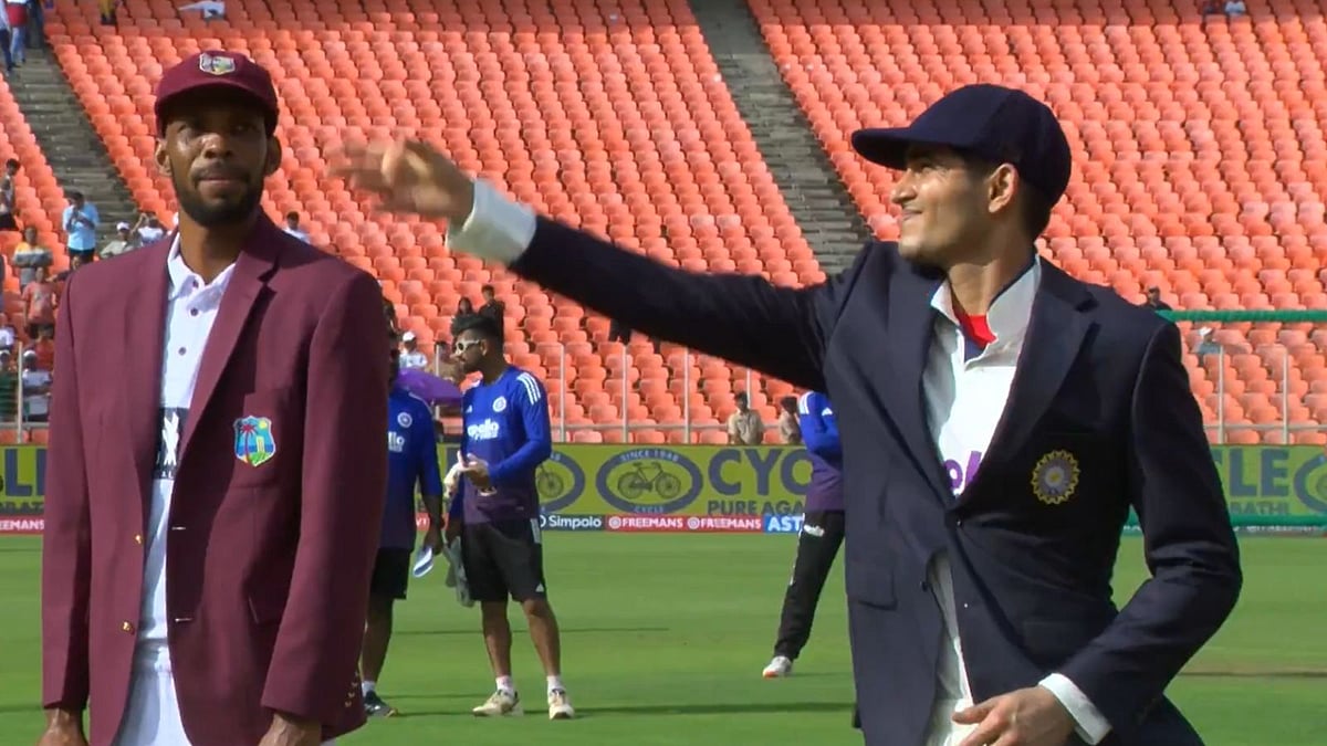 X/ BCCI : India Vs West India Toss Update, 1st Test: WI Batting First - Check Playing XIs