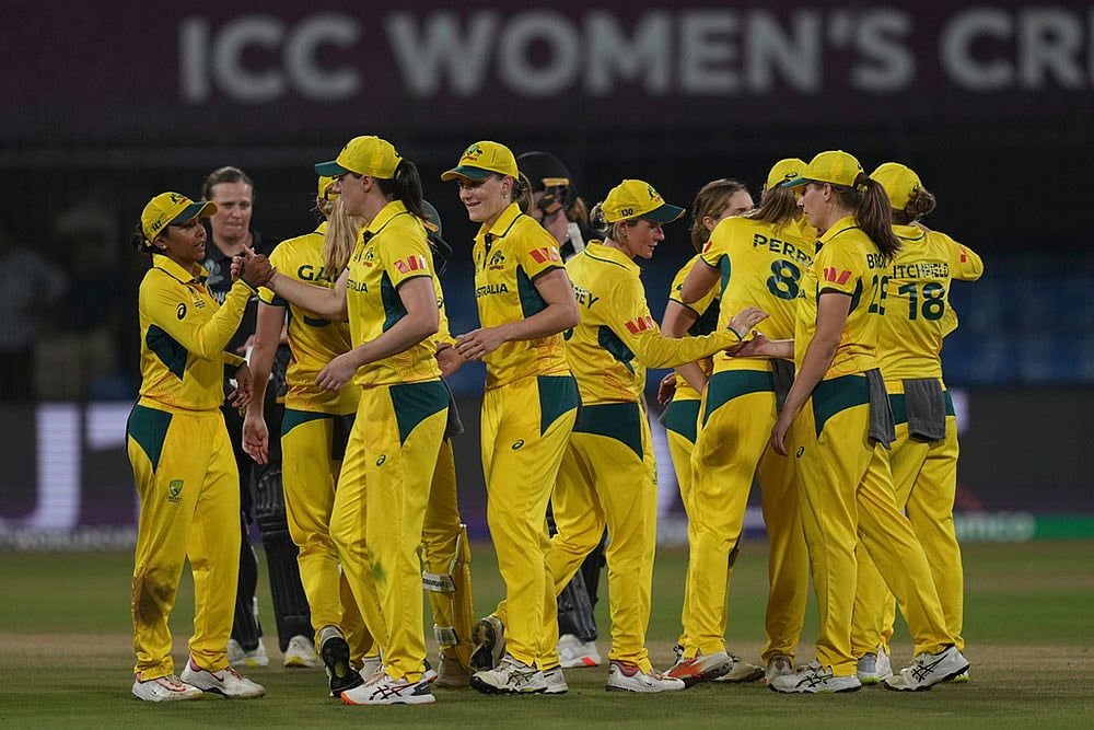 | Photo: AP/Rafiq Maqbool : ICC Women's Cricket World Cup: AUS-W vs NZ-W