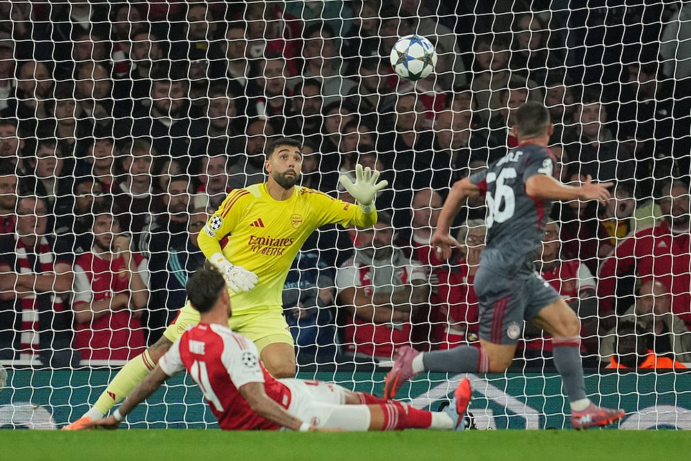 Britain Soccer Champions League: Olympiakos vs Arsenal