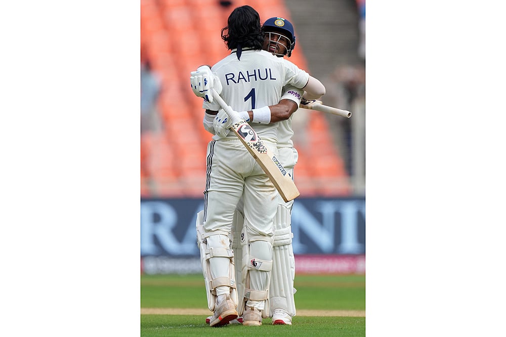 India vs West indies cricket series 1st test day 2 photos: KL Rahul, Dhruv Jurel 