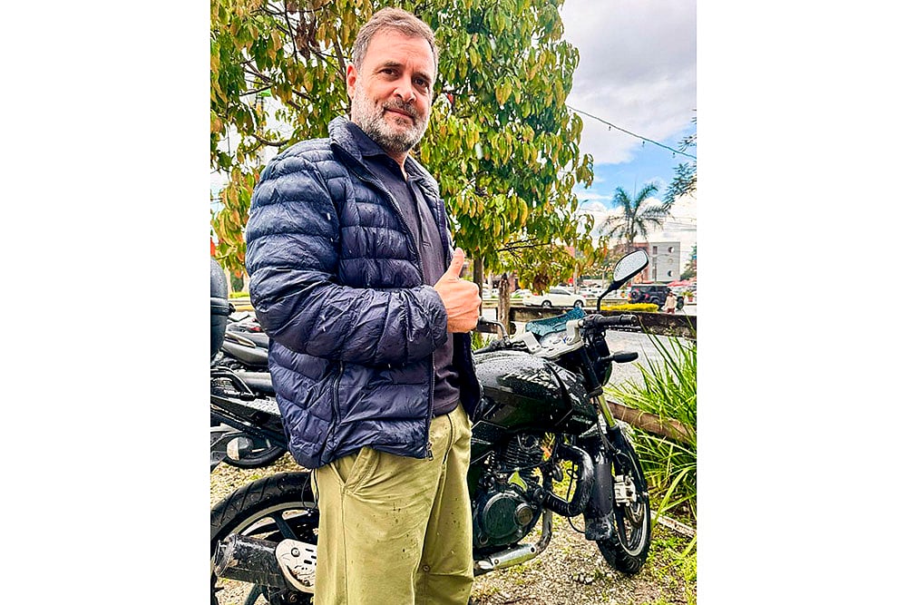 Rahul Gandhi praises Indian motorcycle brands presence in Colombia