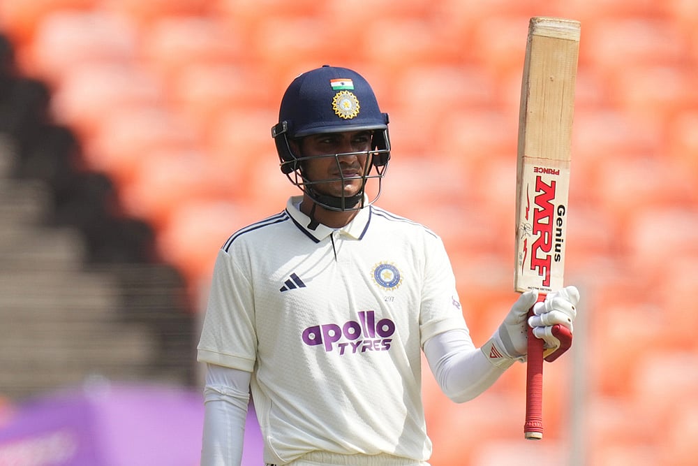 India vs West indies cricket series 1st test day 2 photos: Shubman Gill 