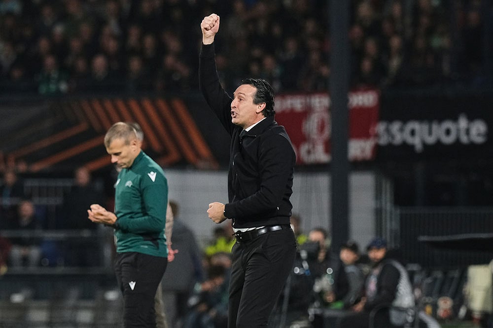 UEFA Europa League 2025-26 soccer match Feyenoord vs Aston Villa_Unai Emery