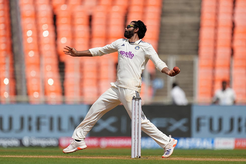 India Vs West Indies cricket series 1st Test  match Day 3 photos: Ravindra Jadeja