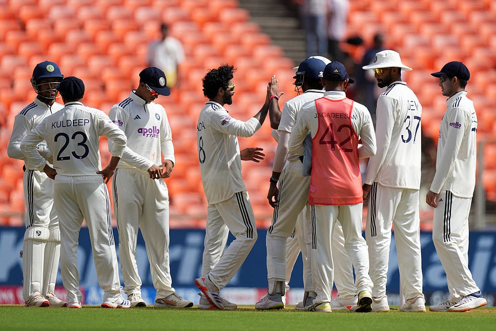 India Vs West Indies cricket series 1st Test  match Day 3 photos: Ravindra Jadeja