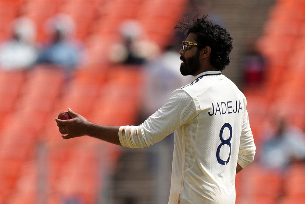India Vs West Indies cricket series 1st Test  match Day 3 photos: Ravindra Jadeja