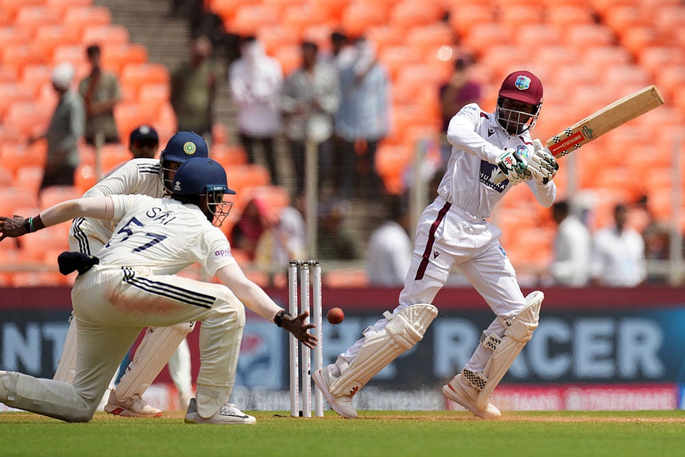 India Vs West Indies cricket series 1st Test  match Day 3 photos: Alick Athanaze