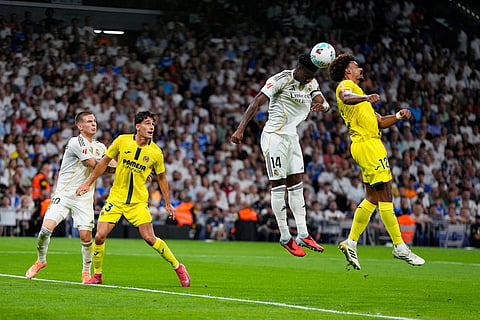 Spanish La Liga soccer match: Real Madrid vs Villarreal
