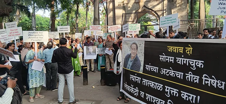 Protest For Sonam Wangchuk - null