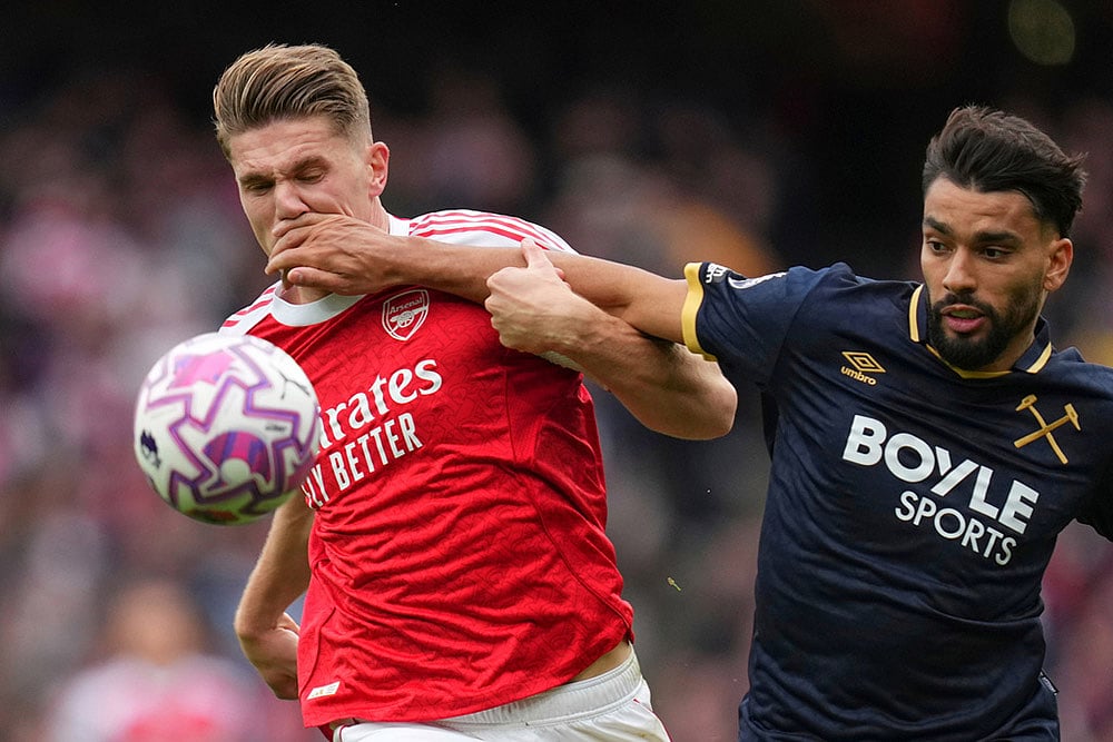 English Premier League: West Ham United vs Arsenal