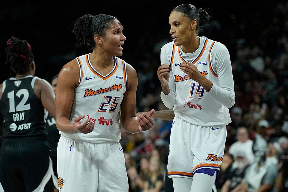 WNBA Basketball Final Playoff Series: Phoenix Mercury vs Las Vegas Aces
