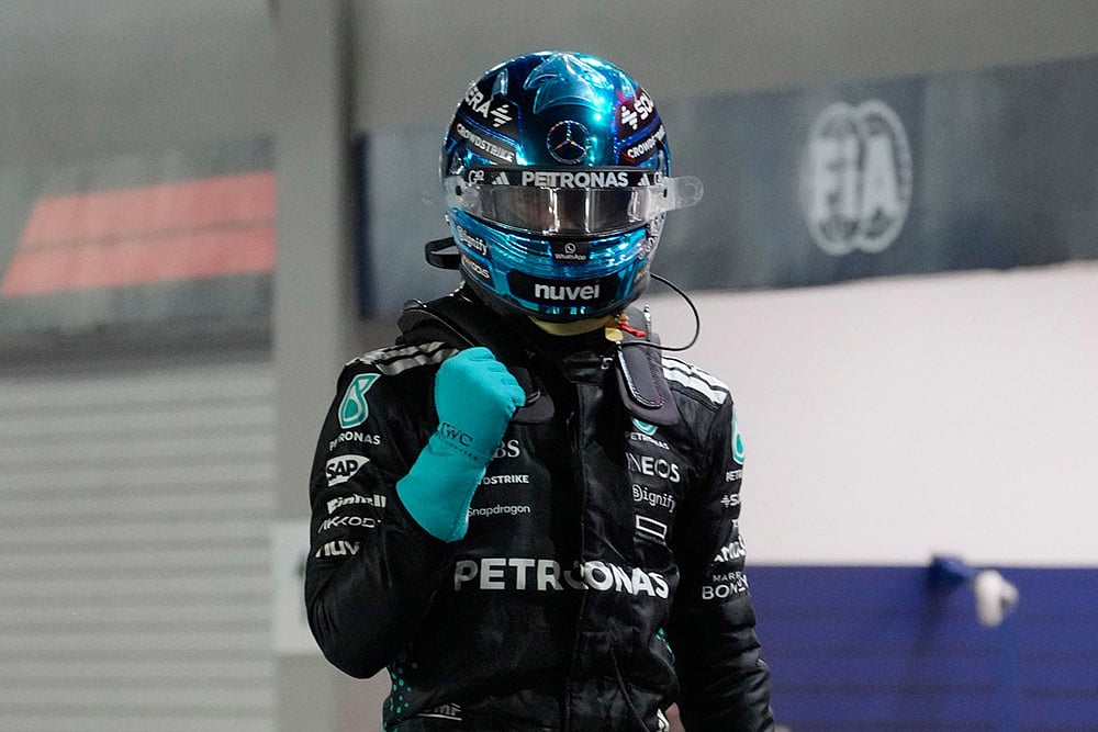 Mercedes driver George Russell