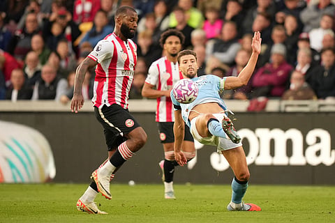 English Premier League: Brentford vs Manchester City
