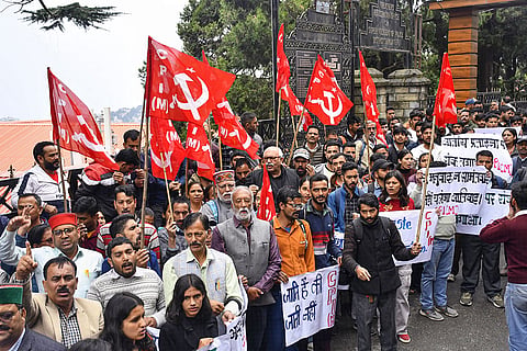 Protest over Dalit boy death in Shimla