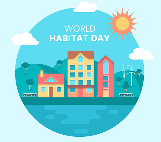 World Habitat Day illustration