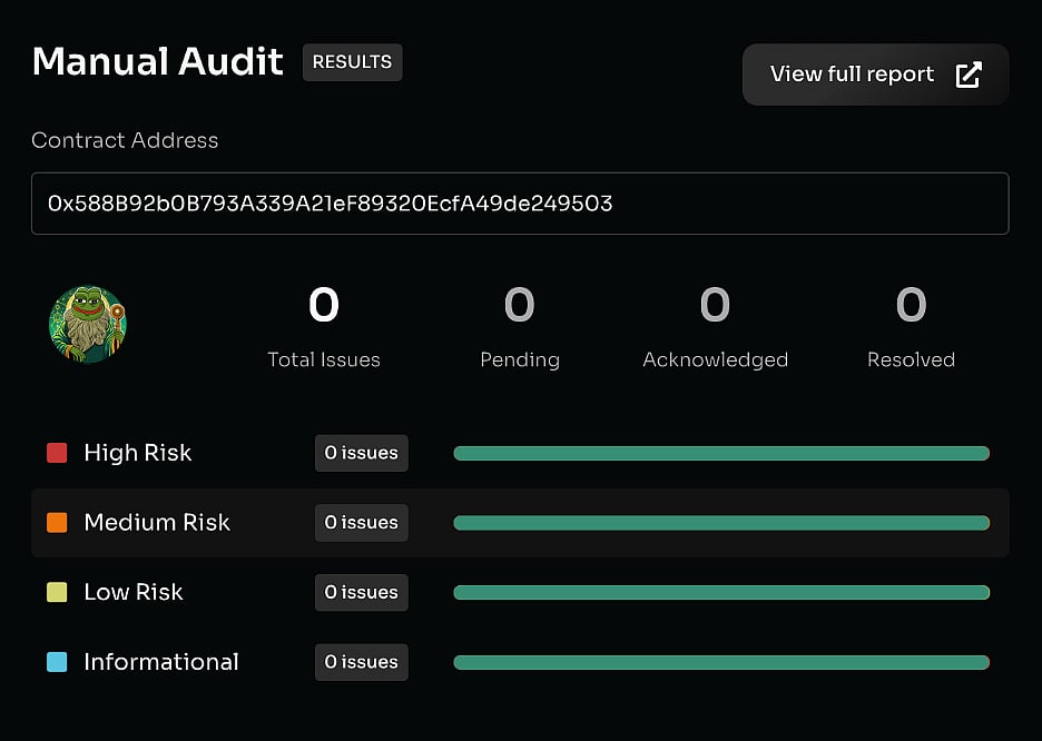 Manual Audit results
