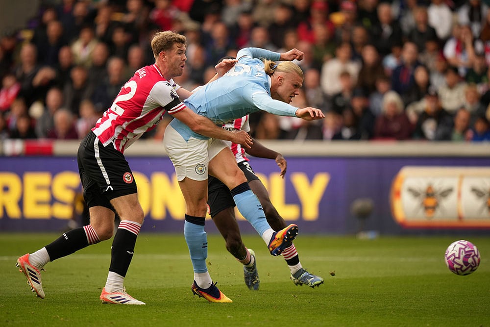 English Premier League Soccer Match: Manchester City vs Brentford