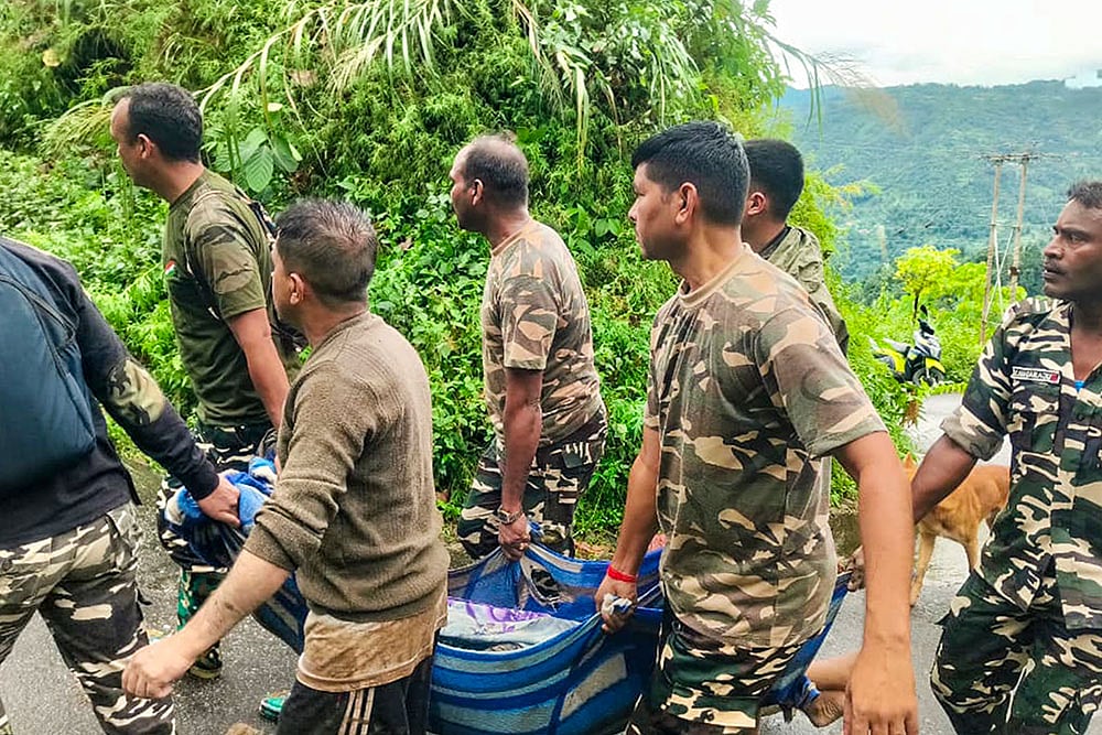 Landslides in Darjeeling