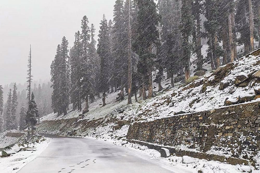 Snow in Anantnag