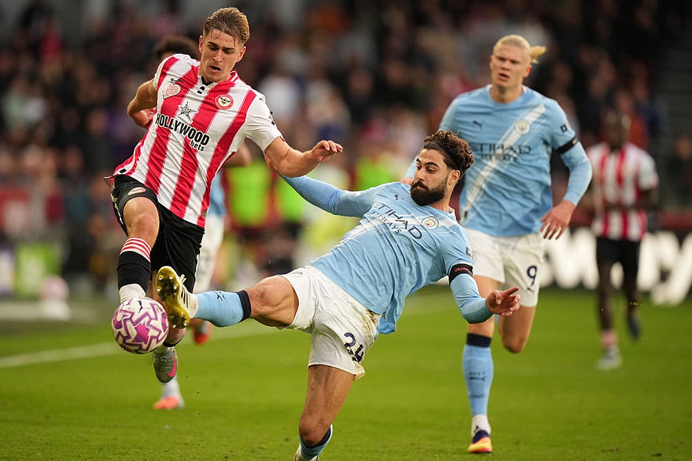 English Premier League: Brentford vs Manchester City