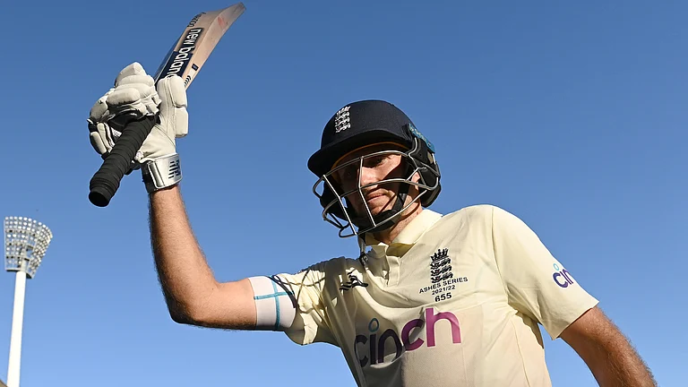 Joe Root pictured during the last Ashes series in Australia, in 2021-22 - null