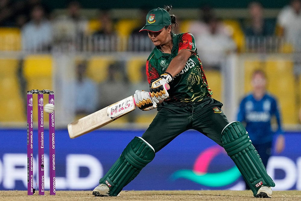 ICC Women Cricket World Cup 2025 BAN-W Vs ENG-W match_Sobhana Mostary