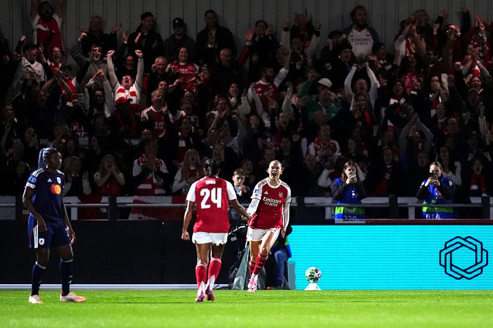 UEFA Womens Champions League soccer UWCL 2025-26 Arsenal vs Lyon_Alessia Russo