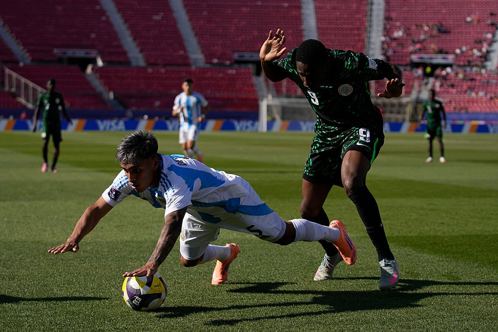 FIFA U-20 World Cup Chile 2025 Argentina vs Nigeria match photos: Kparobo Arierhi