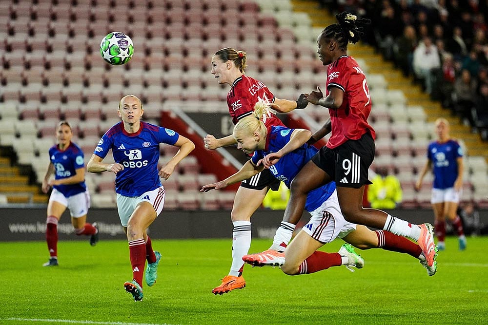 UEFA Womens Champions League 2025-26 Manchester United Women Vs Valerenga Women_Elisabeth Terland