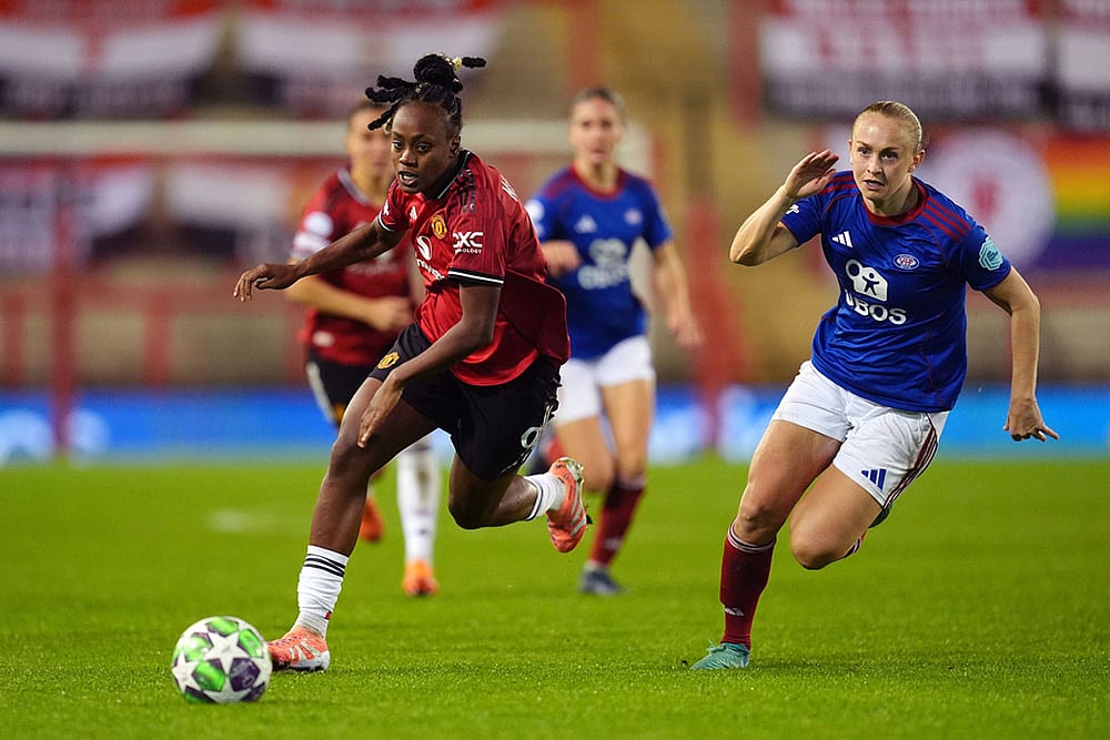 UEFA Womens Champions League 2025-26 Manchester United Women Vs Valerenga Women_Melvine Malard