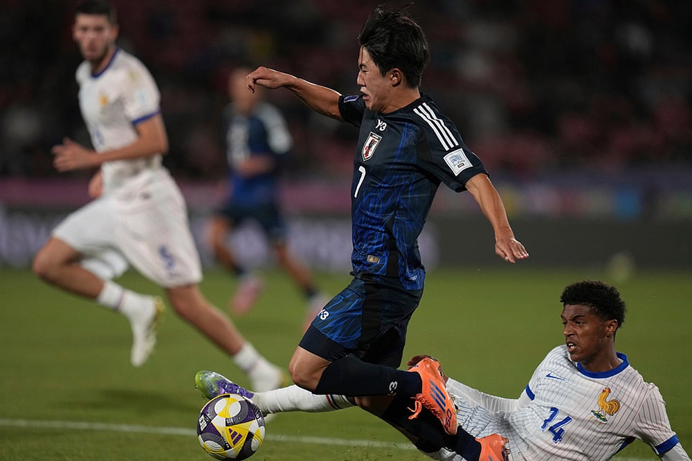 FIFA U-20 World Cup Chile 2025 Japan vs France match photos: Ryunosuke Sato