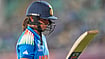 Harmanpreet Kaur Steps Down As India Women's Cricket Team Captain Across All Formats | Photo: AP/Aijaz Rahi : India's captain Harmanpreet Kaur reacts as she walks off the field after losing her wicket during the ICC Women's Cricket World Cup match between India and South Africa at ACA-VDCA Cricket Stadium in Visakhapatnam, India, Thursday, Oct. 9, 2025.