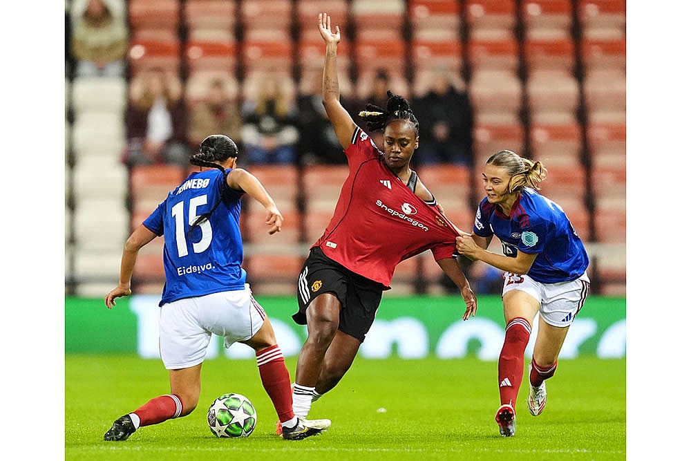 UEFA Womens Champions League 2025-26 Manchester United Women Vs Valerenga Women_Melvine Malard