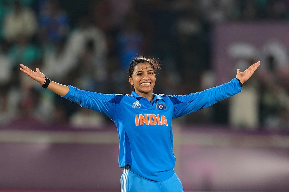 ICC Womens World Cup 2025 India Vs South Africa ODI cricket photos: Sneh Rana 