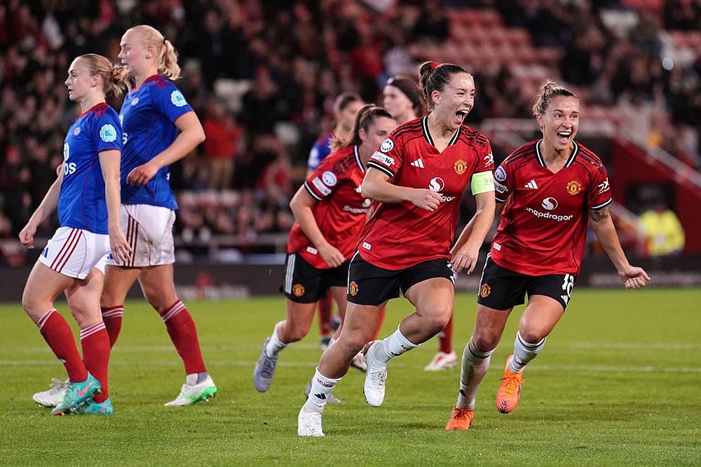 UEFA Womens Champions League 2025-26 Manchester United Women Vs Valerenga Women_Maya Le Tissier