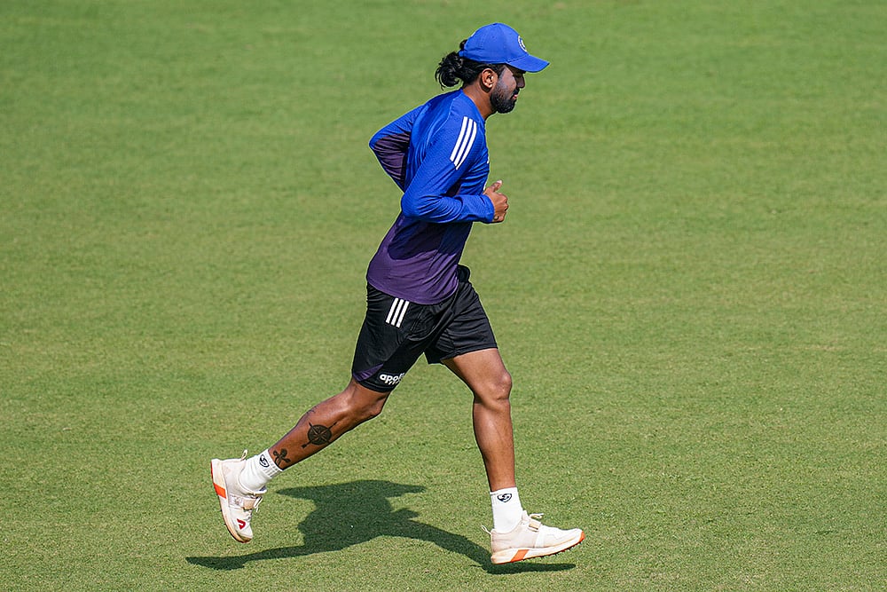 India Vs West Indies Test series 2nd Test Match - Team India Practice session photos_KL Rahul 