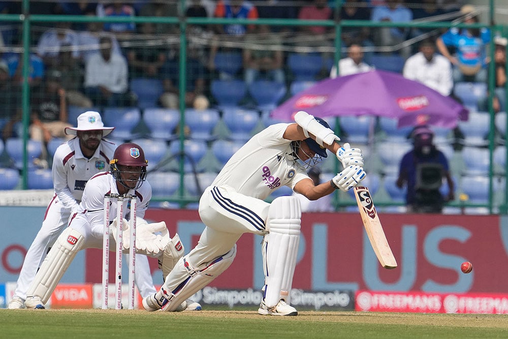 India Vs West Indies 2nd Test Cricket match Day 1 highlights_Yashasvi Jaiswal