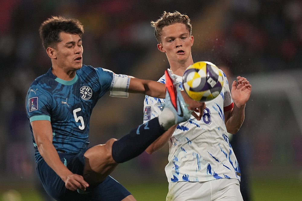 FIFA U-20 World Cup Chile 2025 Paraguay Vs Norway match photos: Lucas Quintana