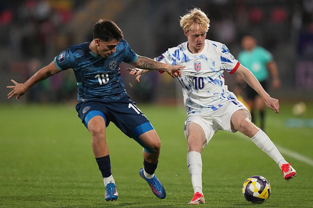 FIFA U-20 World Cup Chile 2025 Paraguay Vs Norway match photos:  Sondre Granaas