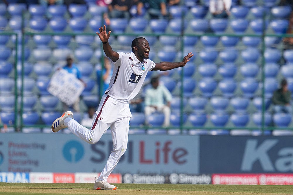 India Vs West Indies 2nd Test Cricket match Day 1 highlights_Anderson Phillip
