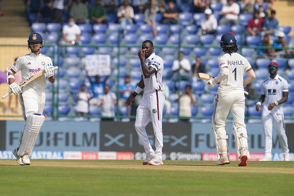India Vs West Indies 2nd Test Cricket match Day 1 highlights_Yashasvi Jaiswal, KL Rahul
