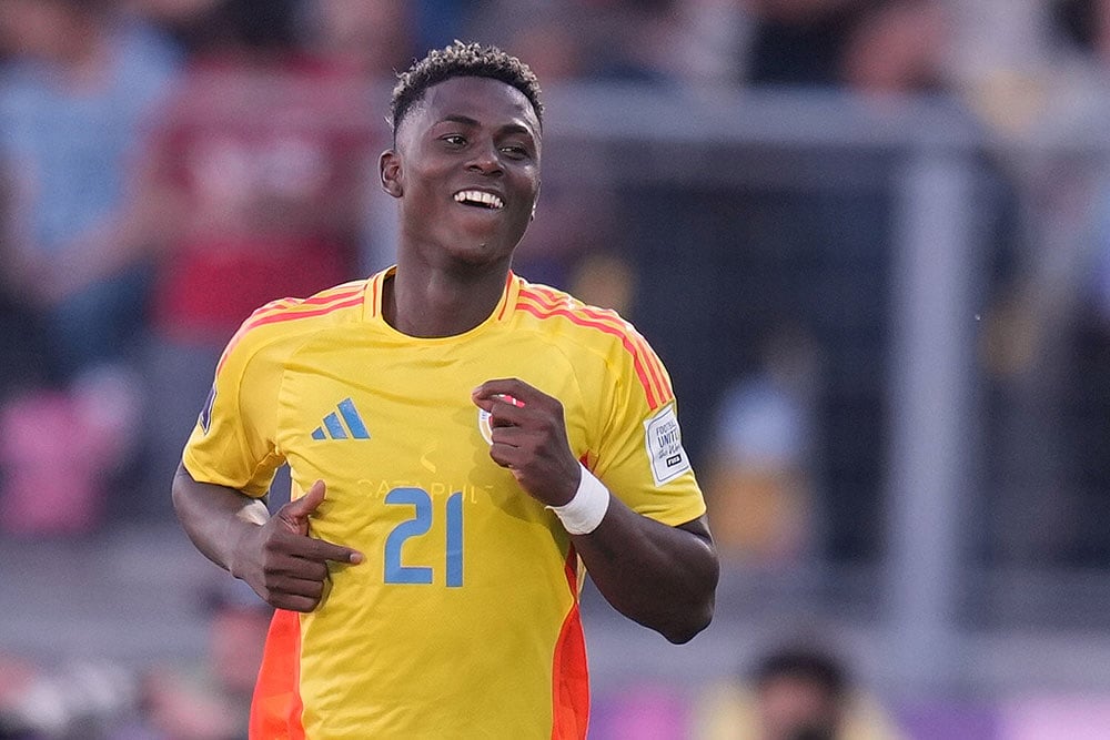 FIFA U-20 World Cup Chile 2025 Colombia vs South Africa match photos: Neyser Villareal 