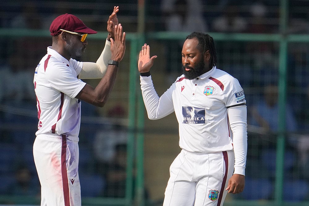 India Vs West Indies 2nd Test Cricket match Day 1 highlights_Jomel Warrican