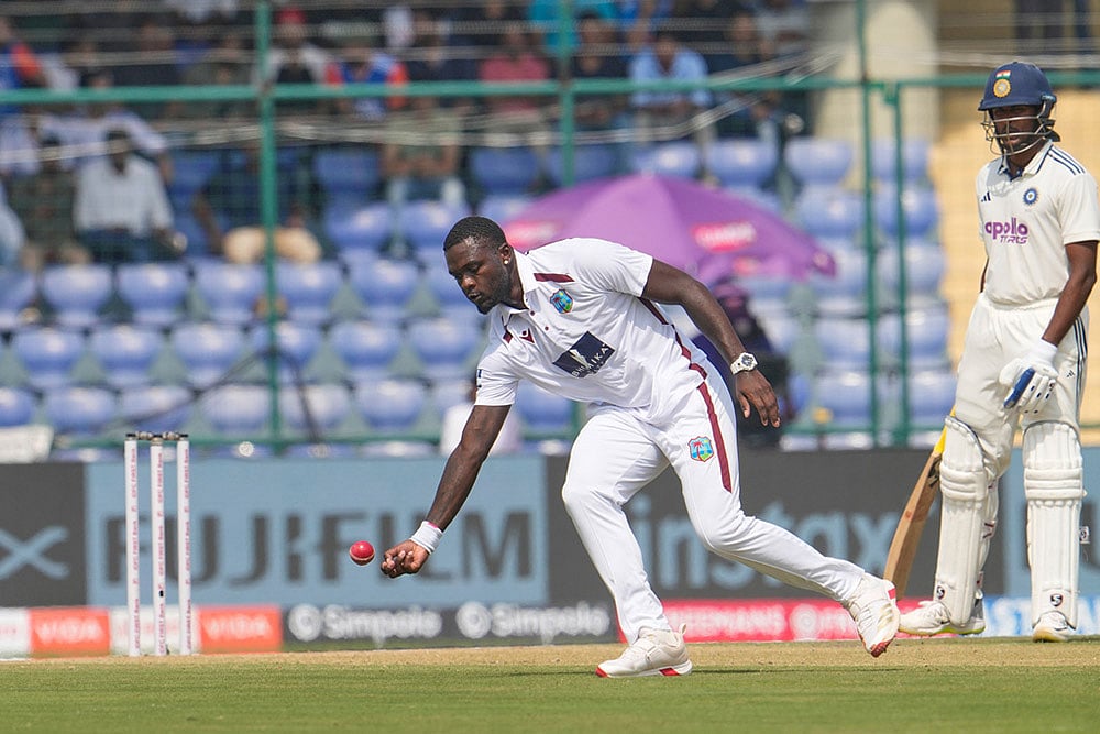 India Vs West Indies 2nd Test Cricket match Day 1 highlights_Jayden Seales