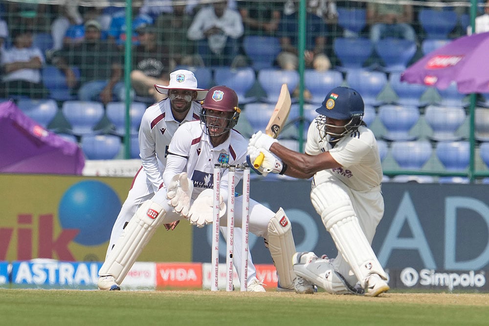 India Vs West Indies 2nd Test Cricket match Day 1 highlights_Sai Sudharsan