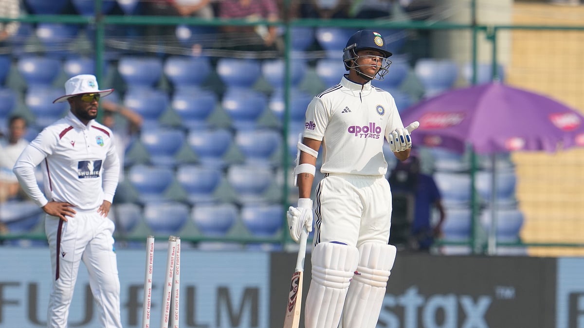 India Vs West Indies, 2nd Test Day 2: Yashasvi Jaiswal Run Out 