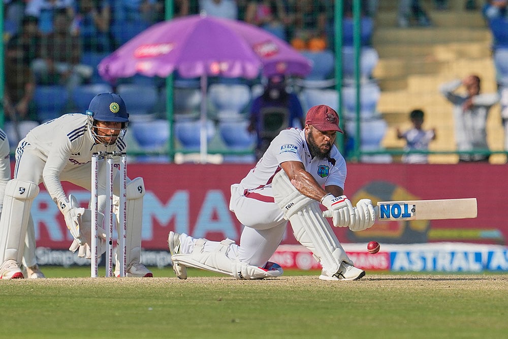 India Vs West Indies 2nd Test Cricket match Day 3 highlights_John Campbell 