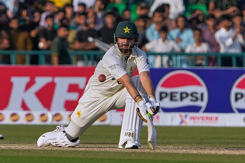 Pakistan Vs South Africa, 1st Test Day 1 pics From Lahores Gaddafi Stadium_Salman Ali Agha