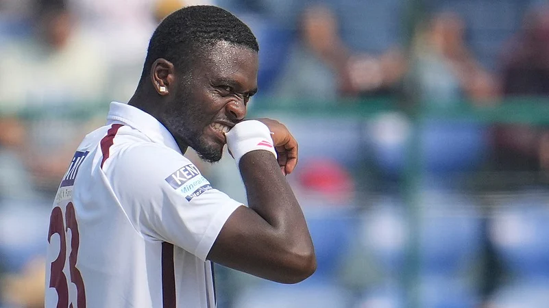 india vs west indies 2nd test jayden seales Fined Demerit Point Code Of Conduct Breach