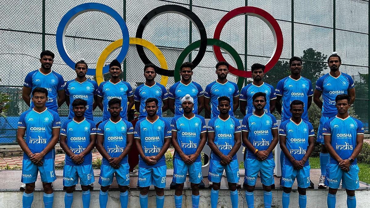 Photo: Hockey India : India Vs New Zealand Hockey Highlights, Sultan Of Johor Cup 2025: Indian squad posing before the tournament.